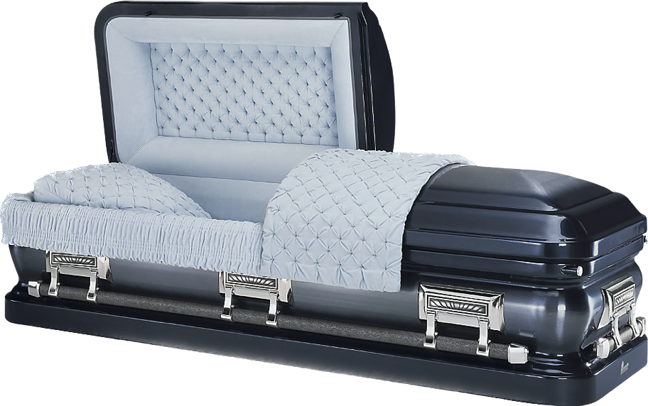 16 Gauge Sapphire Blue Casket