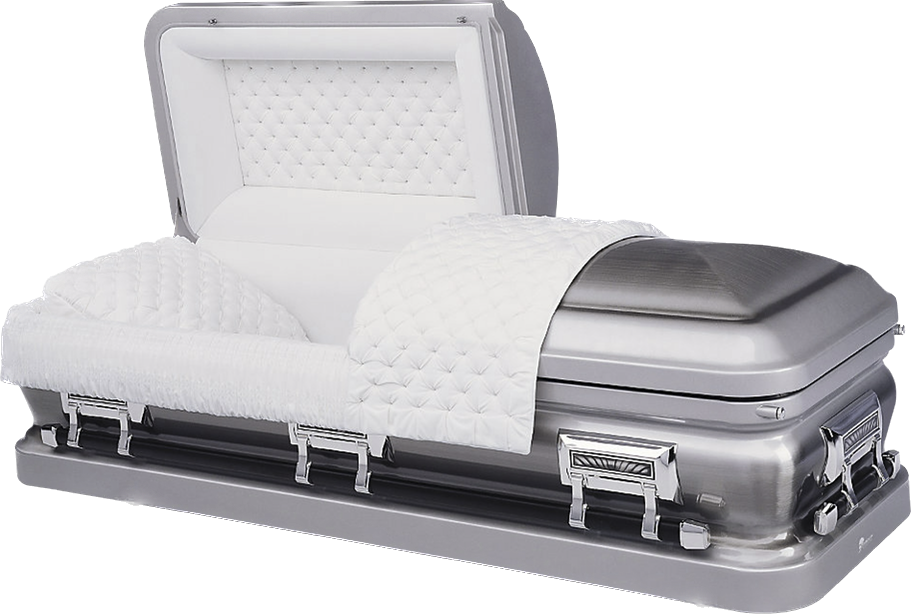 16 Gauge Silver Natural Casket