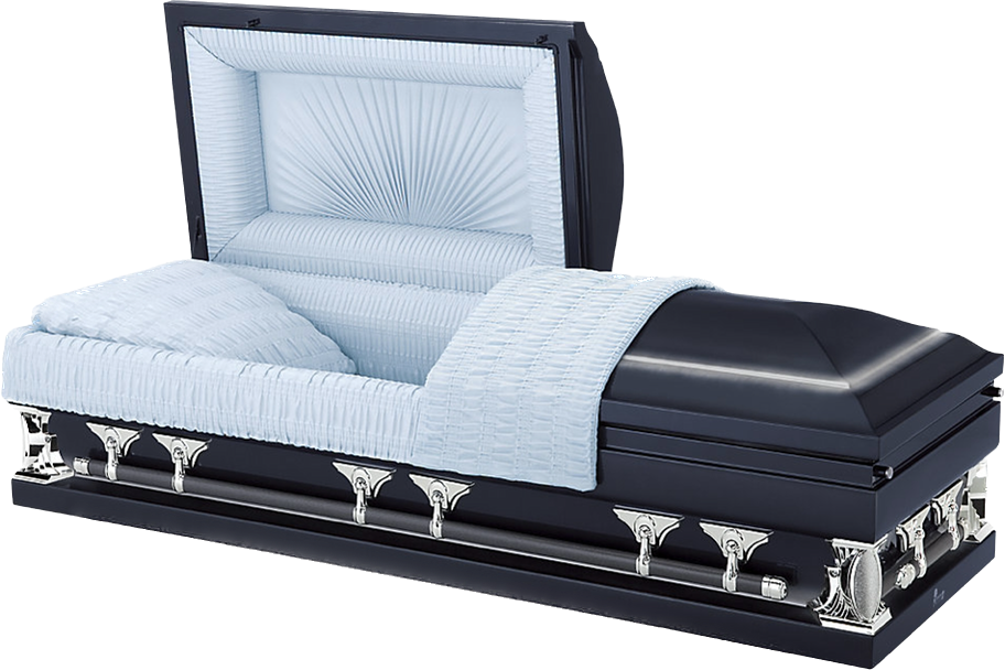 Oversized Dark Blue Casket