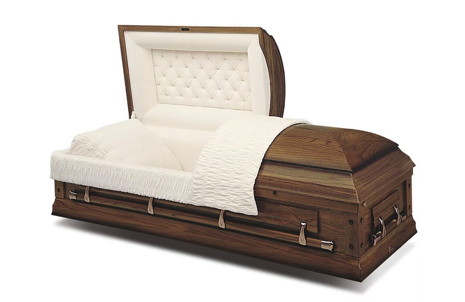 Dark Oak Wood Casket