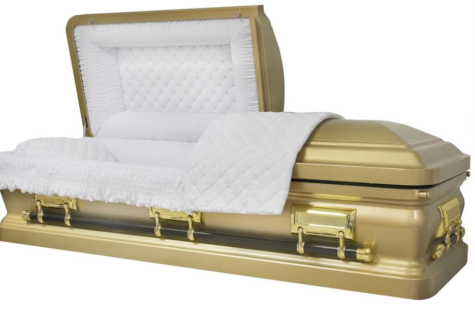 Soft Gold Brushed Casket