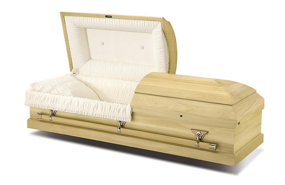 Light Solid Wood Casket