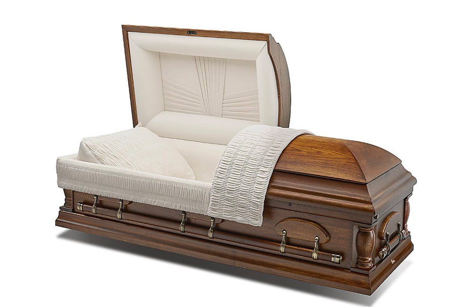 Pecan Wood Casket
